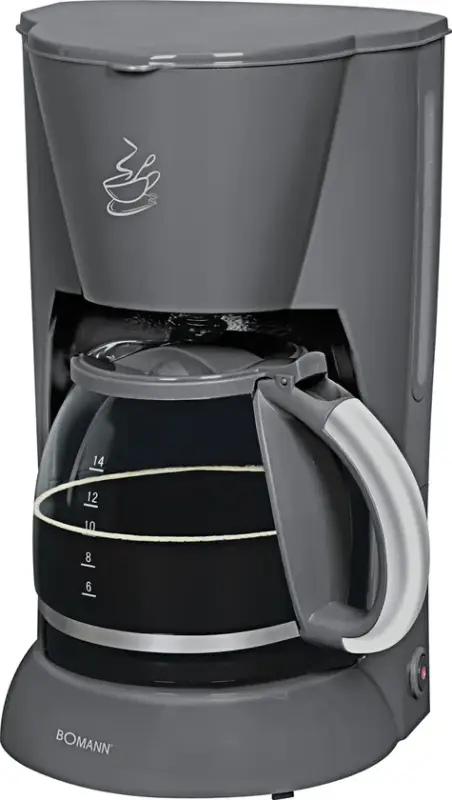 BOMANN Kaffeemaschine KA 183 CB 900 W grau Markenprodukt