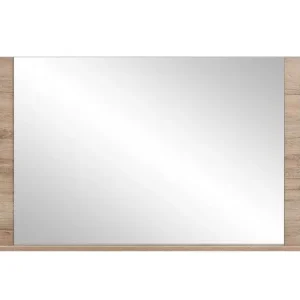 Zertifiziert Spiegelelement Cosmo 111 x 71 cm braun