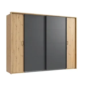 Kleiderschrank Philadelphia 208 x 272 x 65 cm Artisan Eiche/Graphit Highlight