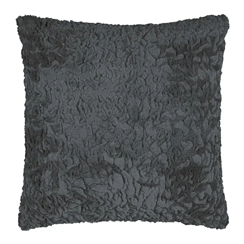 Dekokissen Fluffy 45 x 45 cm anthrazit Begrenztes Angebot