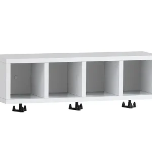 Saisonangebot Badezimmerregal Lugo 59,8 x 17,6 x 20,2 cm modern Weiß