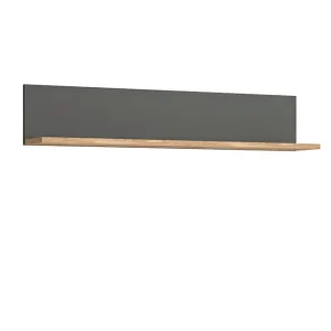 Wandpaneel Twenty Eiche Castello Nachbildung Graphit 130x25x22 cm Billig