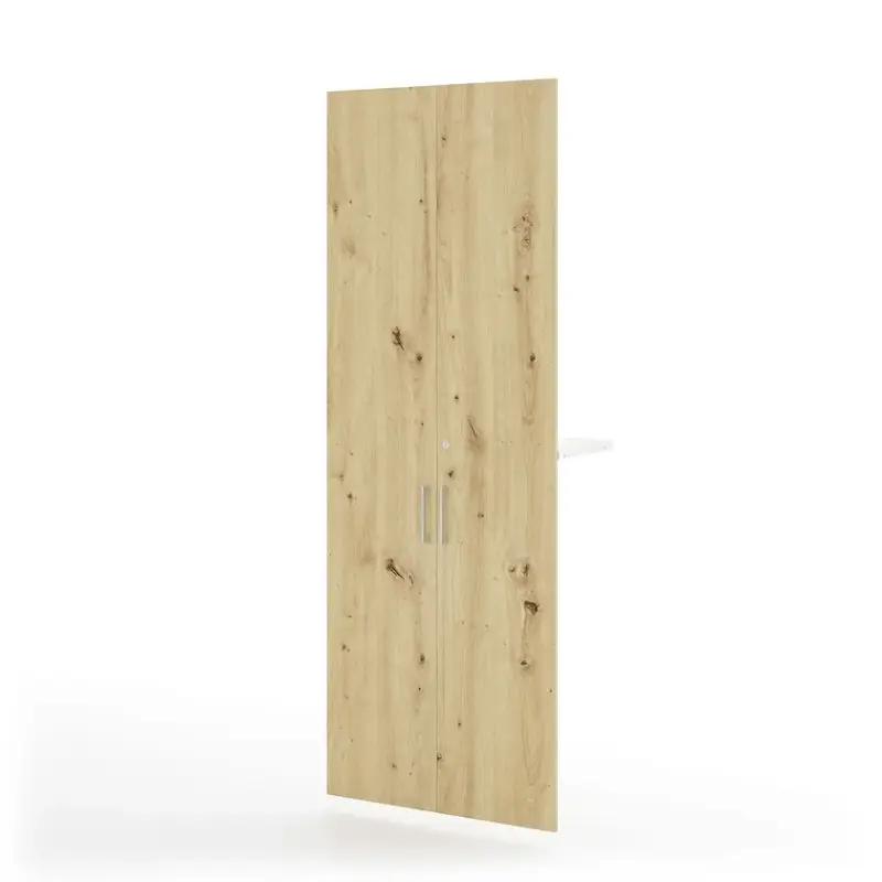 Türfront Project 2er Set 77 x 211 cm braun Abverkauf