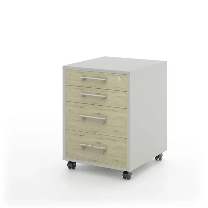 Rollcontainer Project grau/ braun Angebot