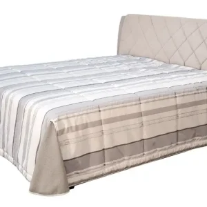 Preiswert Polsterbett Virginia Stoffbezug Beige ca. 180 x 200 cm