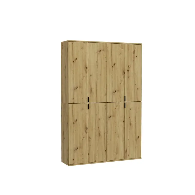 Garderobenkombination PROJEKT X 2-teilig Braun 122x193x34 cm Neue Ware