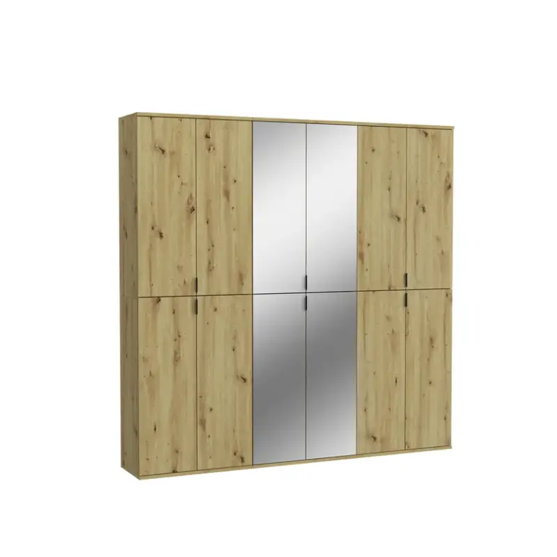 Direkt Vom Hersteller Garderobenkombination PROJEKT X 3-teilig 183x193 cm Braun