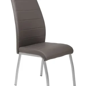 Stuhl Tobago VIII Lederlook Grau Begrenztes Angebot