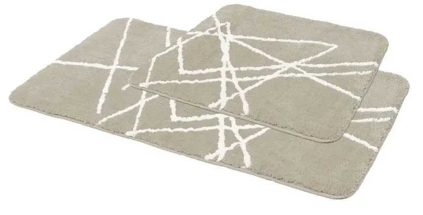 Badgarnitur Blizzard, kitt, 40x50/60x90 cm, Polyester Neue Kollektion