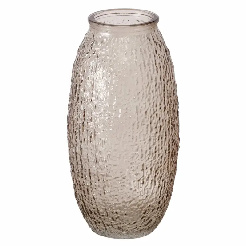 Highlight Vase Rifla Glas 10 x 10 x 20 cm Beige