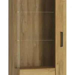 Super-Preis Vitrine Cortina braun 58 x 195 cm