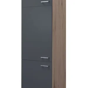 Sonderangebot Geräteumbauschrank Tiago Grau/Braun 60x200x57cm