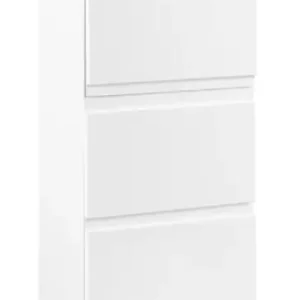 Super-Preis Midischrank Cardiff 40 x 130 x 35 cm weiß
