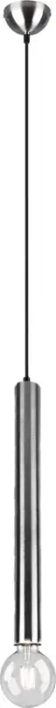 Markenware Clermont Pendelleuchte grau, silber 313400107, D/H: 10/150 cm, Metall
