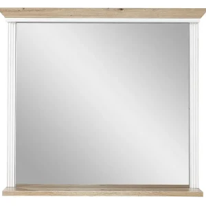 Spiegel Jasmin Weiß/Braun 93x83x15 cm Nur Heute