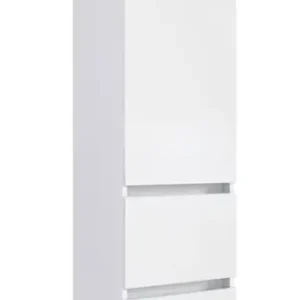 Abverkauf Hochschrank Baabe 40 x 180 cm Weiß matt