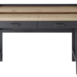 Sekretär Jasmin Graphit/Artisan Eiche NB Neue Ware