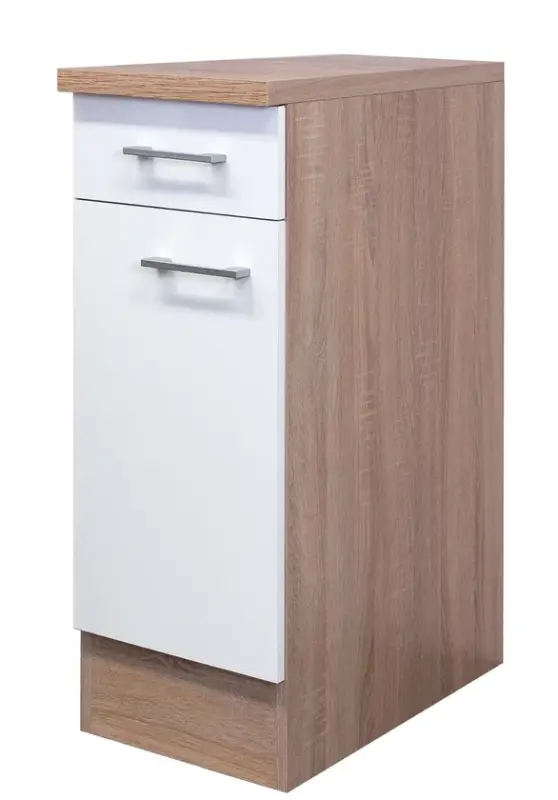 Online Kaufen Unterschrank Samoa Weiß/Sonoma Eiche NB ca.30x85x60cm