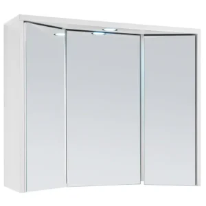 Spiegelschrank Three Weiß ca. 106 x 68 x 27 cm Rabatt
