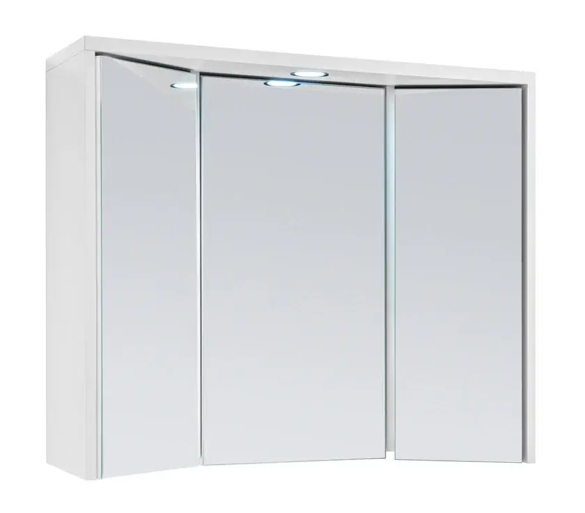 Spiegelschrank Three Weiß ca. 106 x 68 x 27 cm Rabatt