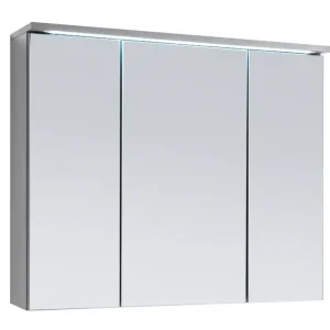 Echt Spiegelschrank Two Titan/Weiß ca. 80 x 68 x 22,5 cm