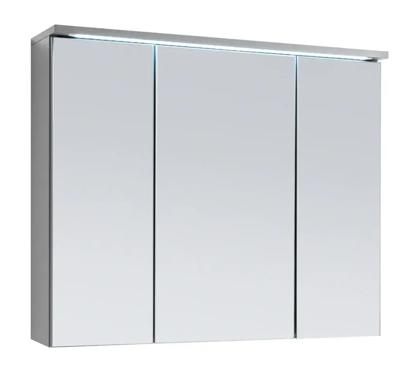 Echt Spiegelschrank Two Titan/Weiß ca. 80 x 68 x 22,5 cm