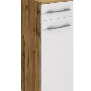 Unterschrank Livorno 30x64x35 cm Wotaneiche/Weiß NB Sonderangebot