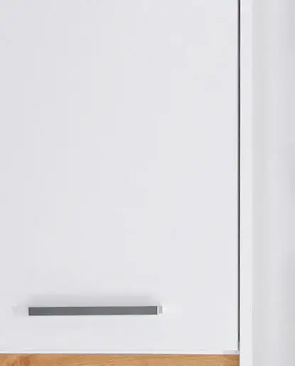 Waschbeckenunterschrank Milano Weiß/Absetzung Wildeiche 80 x 64 x 40 cm Heißes Angebot