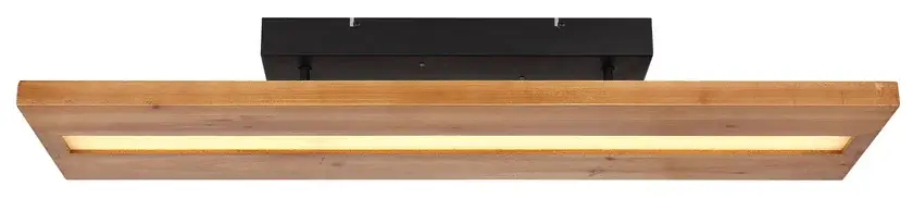 ALINA Deckenlampe schwarz 15553D, B/H/T: 80 x 19,5 x 20 cm, Kunststoff, Metall, Holz Meistverkauft