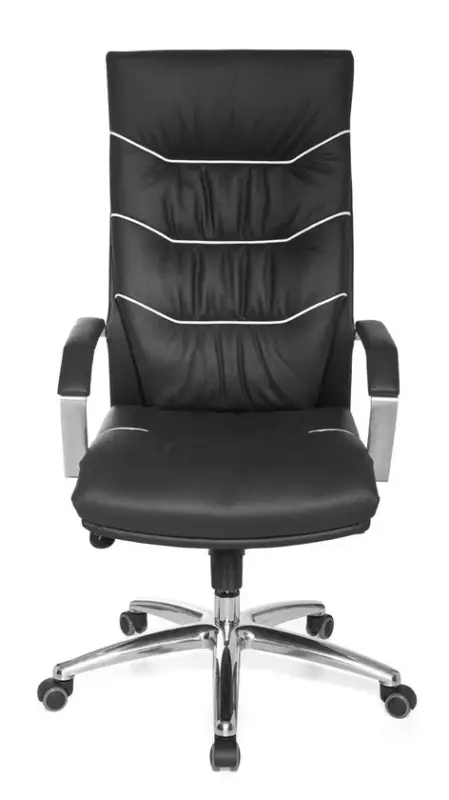 Neue Ware Chefsessel Levanger Leder schwarz