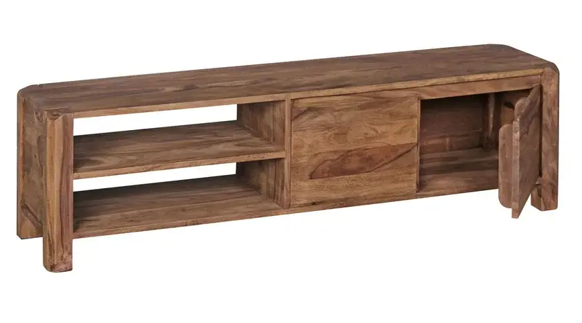 Bestpreis Lowboard Bongao Massivholz braun
