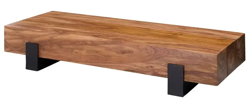 Couchtisch Soron Massivholz/Metall Markenware