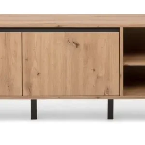 Aktuell Lowboard Denver Artisan Oak-Optik/Anthrazit 160 x 55 x 40 cm