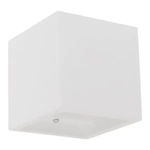 GLOBO Retrofit Wandleuchte Christine 11,5x11,5cm 11,5cm weiß Saisonangebot