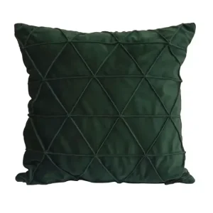 Dekokissen Gloss 45x45 cm dunkelgrün Zertifiziert