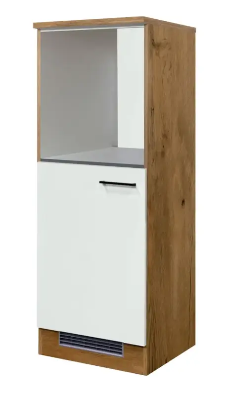 Geräteumbauschrank Avila Magnolia/Lancelot Oak ca. 60x168,5x60 cm Billig