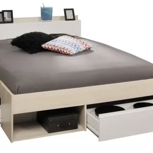 Parisot Stauraumbett Most 6 beige/weiß 160 x 200 cm Nur Heute
