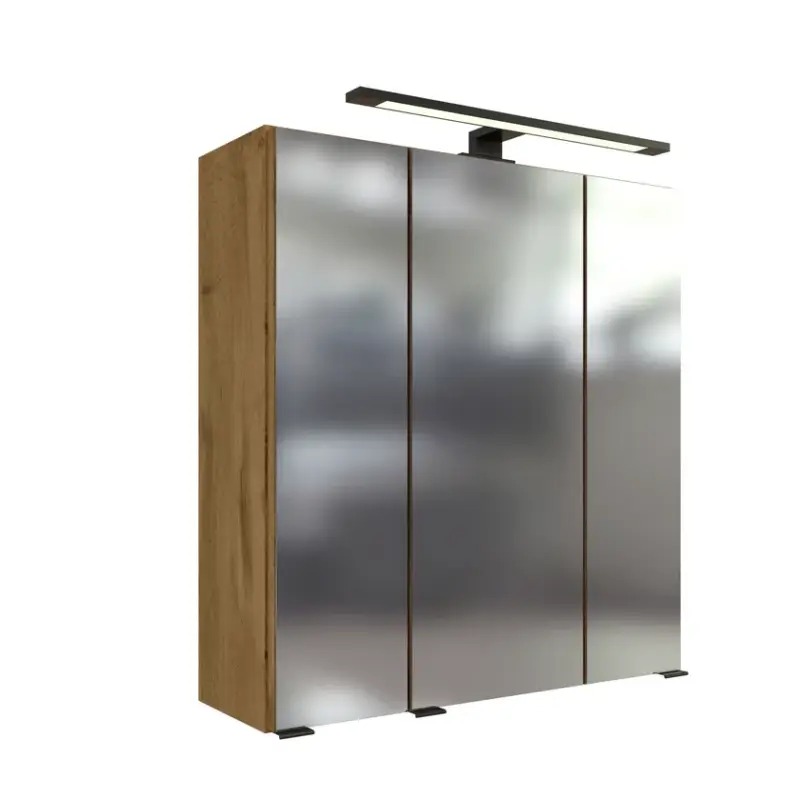 Spiegelschrank Limburg braun B/H/T 60x64x20 cm Markenware