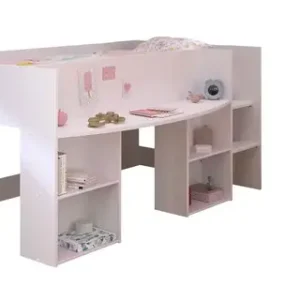 Parisot Kinderzimmer Pirouette 15 weiß / grau / rosa Solange Der Vorrat Reicht