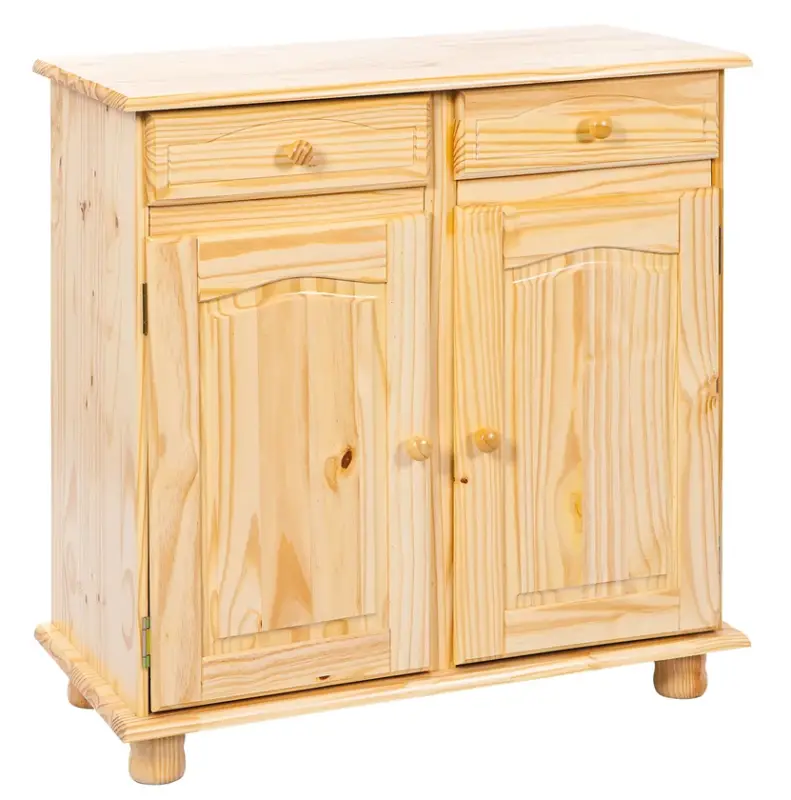 Kommode Benjamin Massivholz Kiefer Natur 88x87x43 cm Expressversand